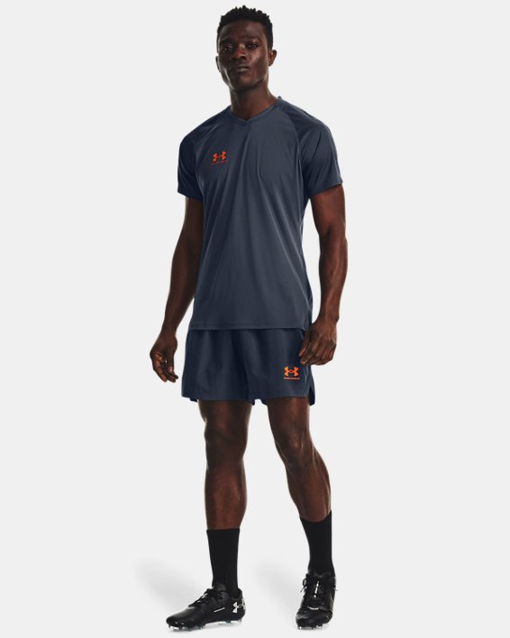 Men's UA Accelerate Shorts, Gray, pdpMainDesktop image number 2